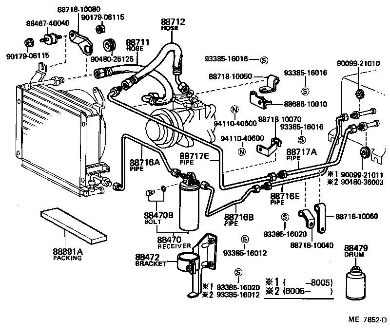  STARLET |  HEATING AIR CONDITIONING COOLER PIPING