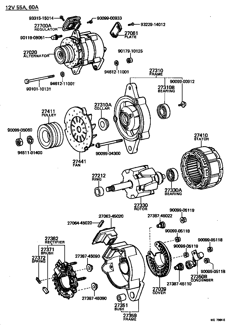  CROWN |  ALTERNATOR