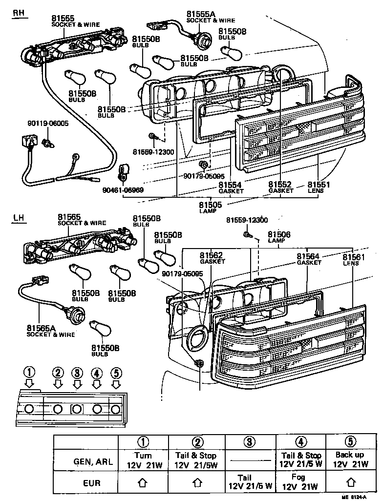  CROWN |  REAR COMBINATION LAMP
