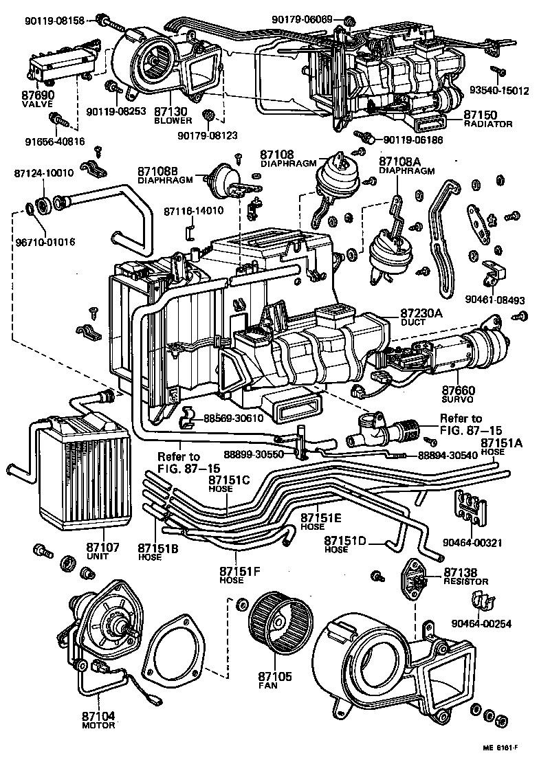  CROWN |  HEATING AIR CONDITIONING HEATER UNIT BLOWER