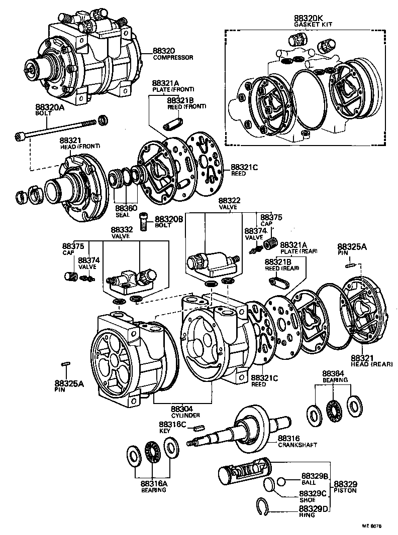  CROWN |  HEATING AIR CONDITIONING COMPRESSOR