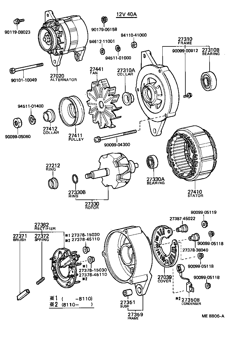  HILUX |  ALTERNATOR