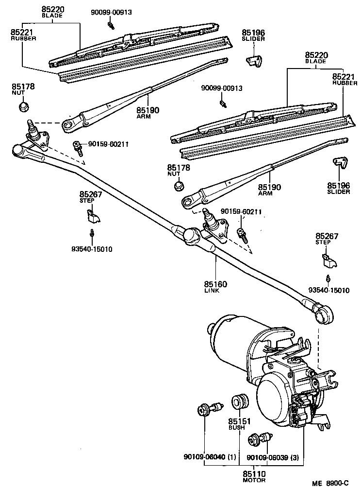  CROWN |  WINDSHIELD WIPER