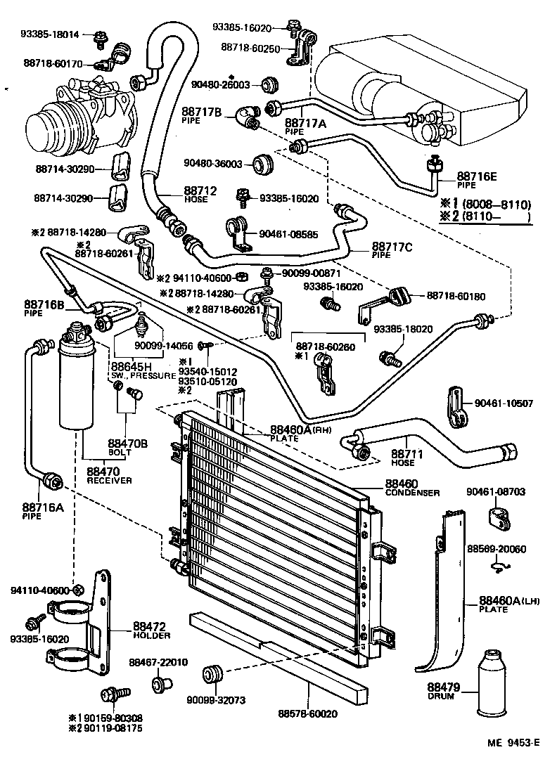  LAND CRUISER 40 |  HEATING AIR CONDITIONING COOLER PIPING