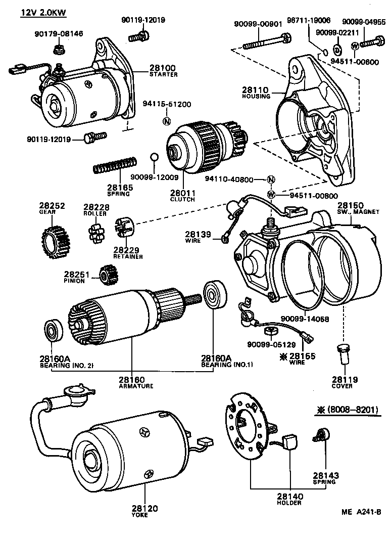  TOYOACE |  STARTER