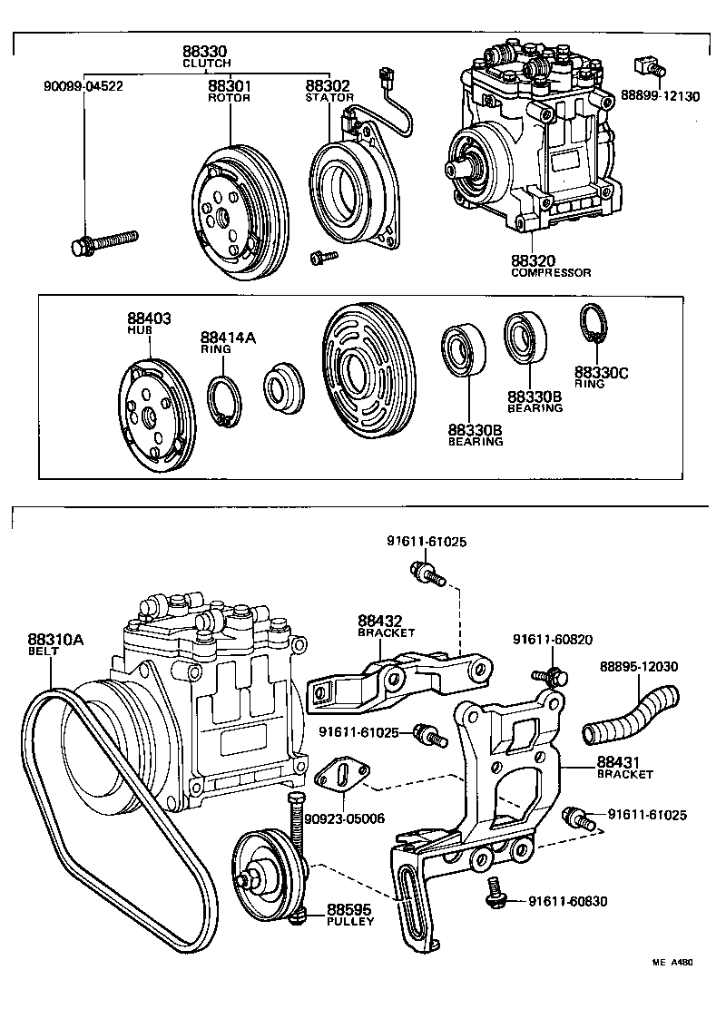  LITEACE |  HEATING AIR CONDITIONING COMPRESSOR