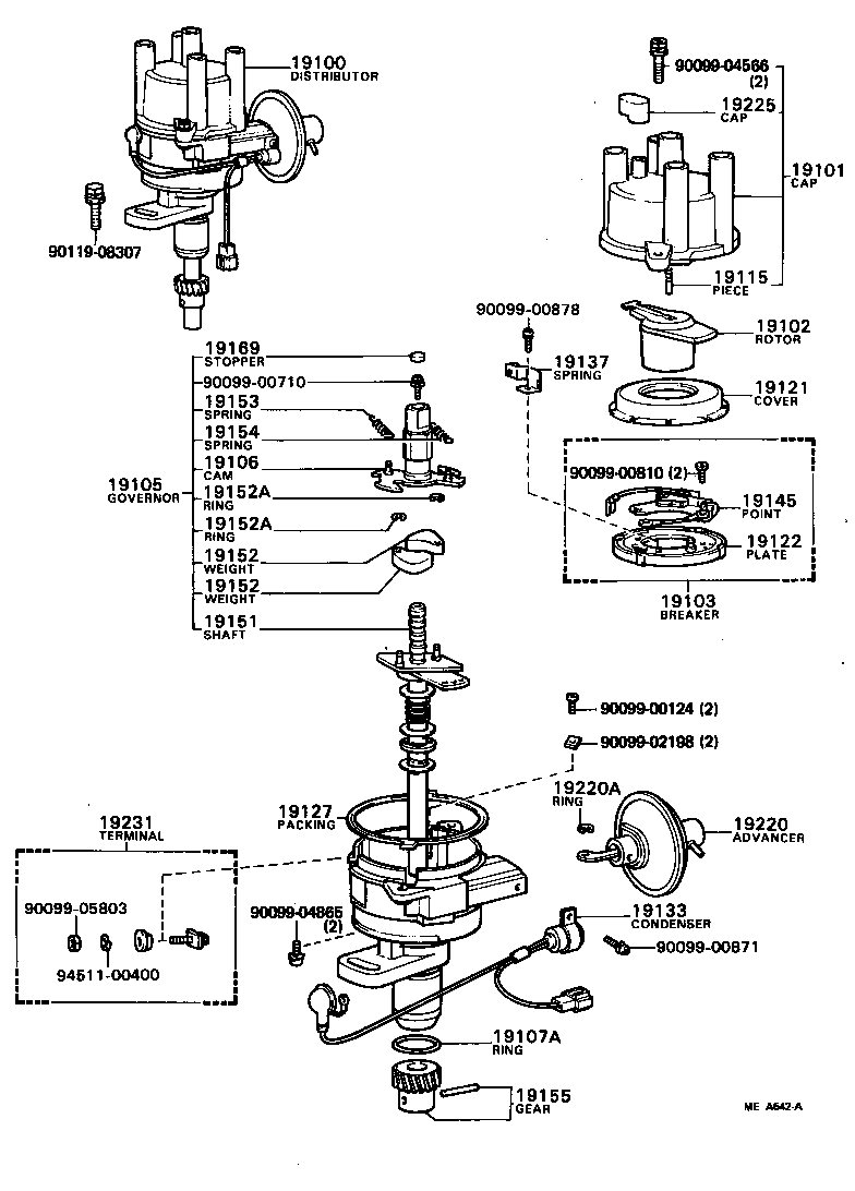  CELICA |  DISTRIBUTOR