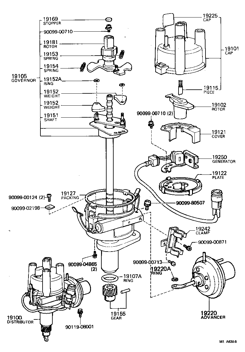  CELICA |  DISTRIBUTOR