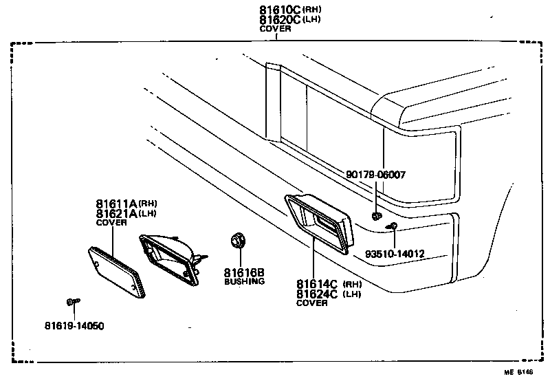  CROWN |  FRONT CLEARANCE LAMP