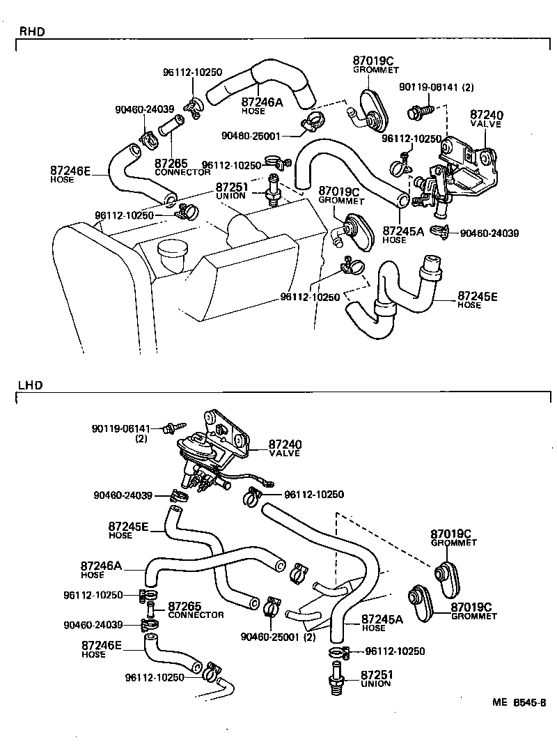  CELICA |  HEATING AIR CONDITIONING WATER PIPING