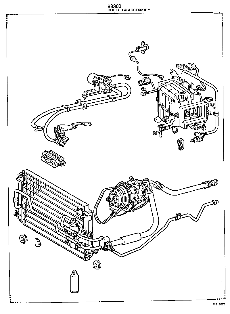  CELICA |  HEATING AIR CONDITIONING SET