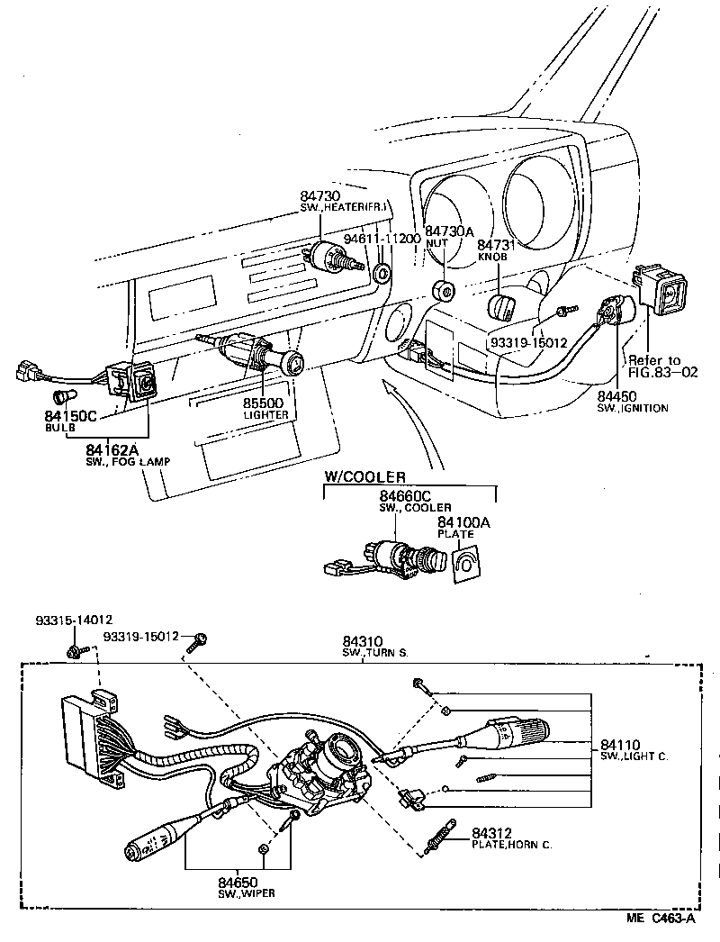  HIACE |  SWITCH RELAY COMPUTER