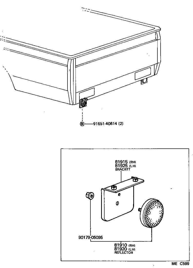  HIACE |  REFLEX REFLECTOR
