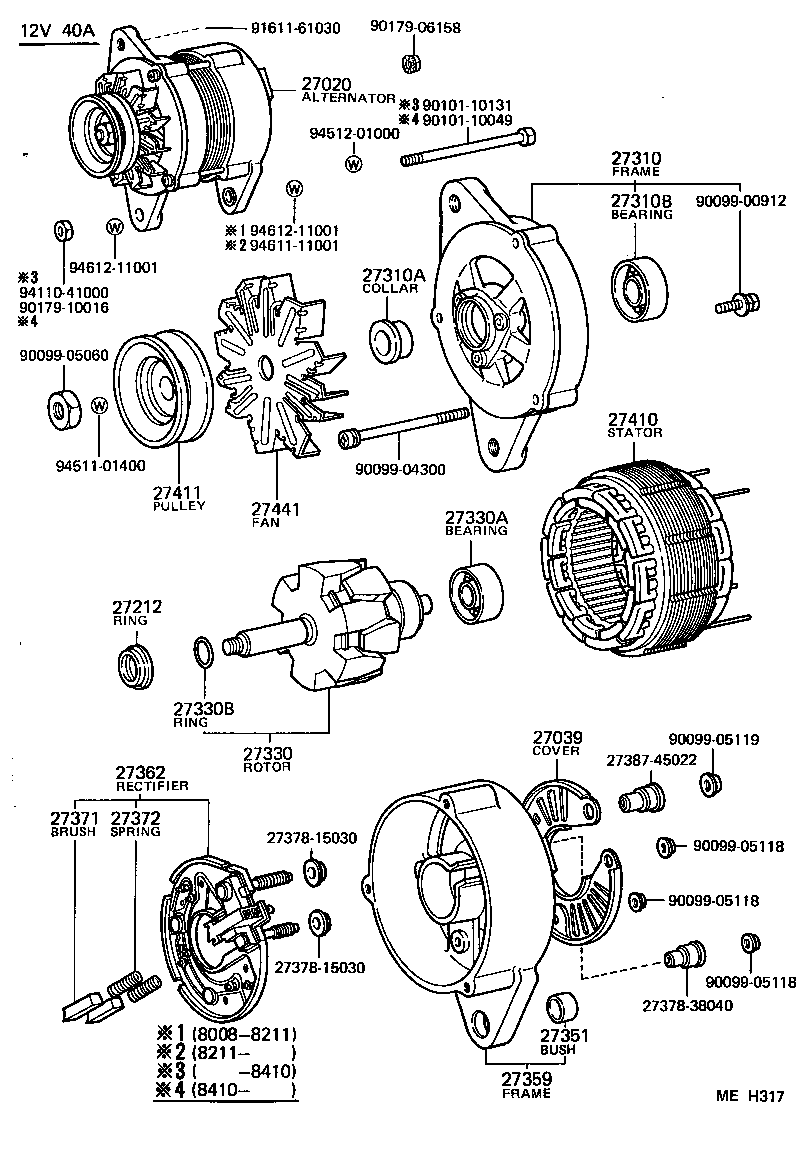  LAND CRUISER 40 |  ALTERNATOR