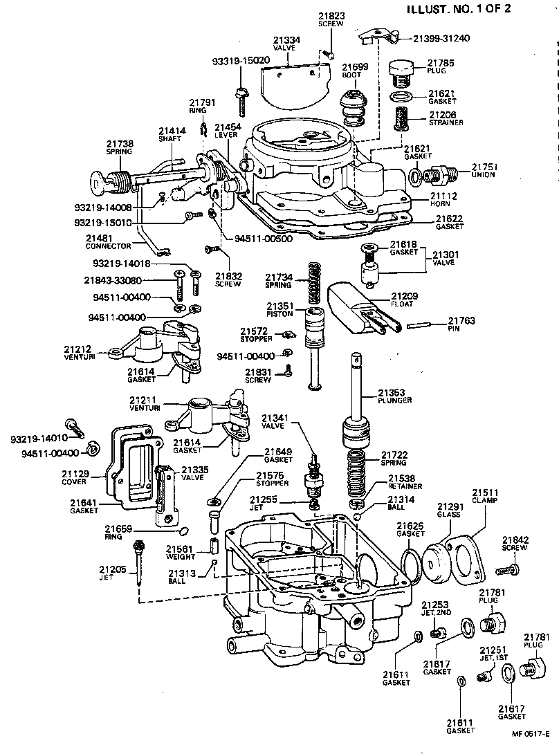  TOYOACE |  CARBURETOR