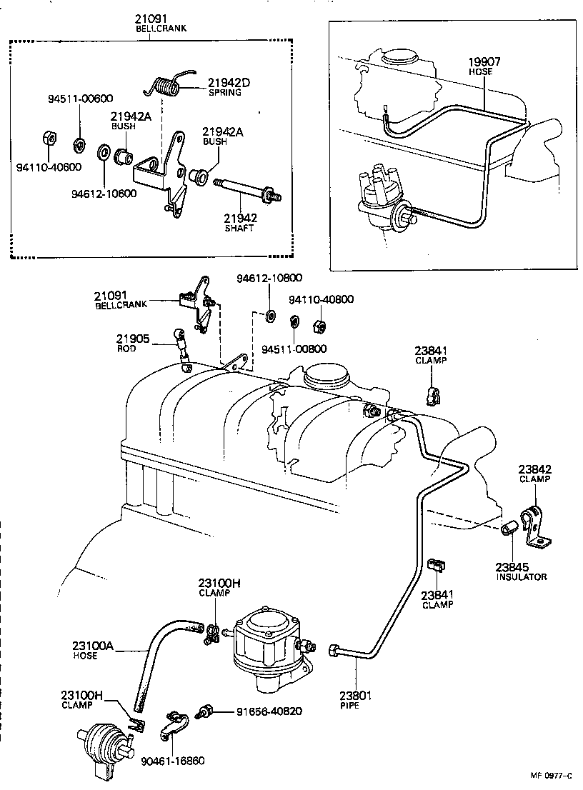  TOYOACE |  FUEL PIPE CLAMP