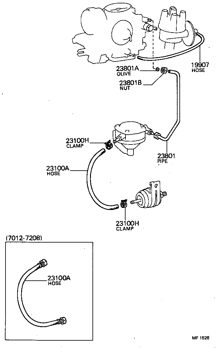  CARINA |  FUEL PIPE CLAMP