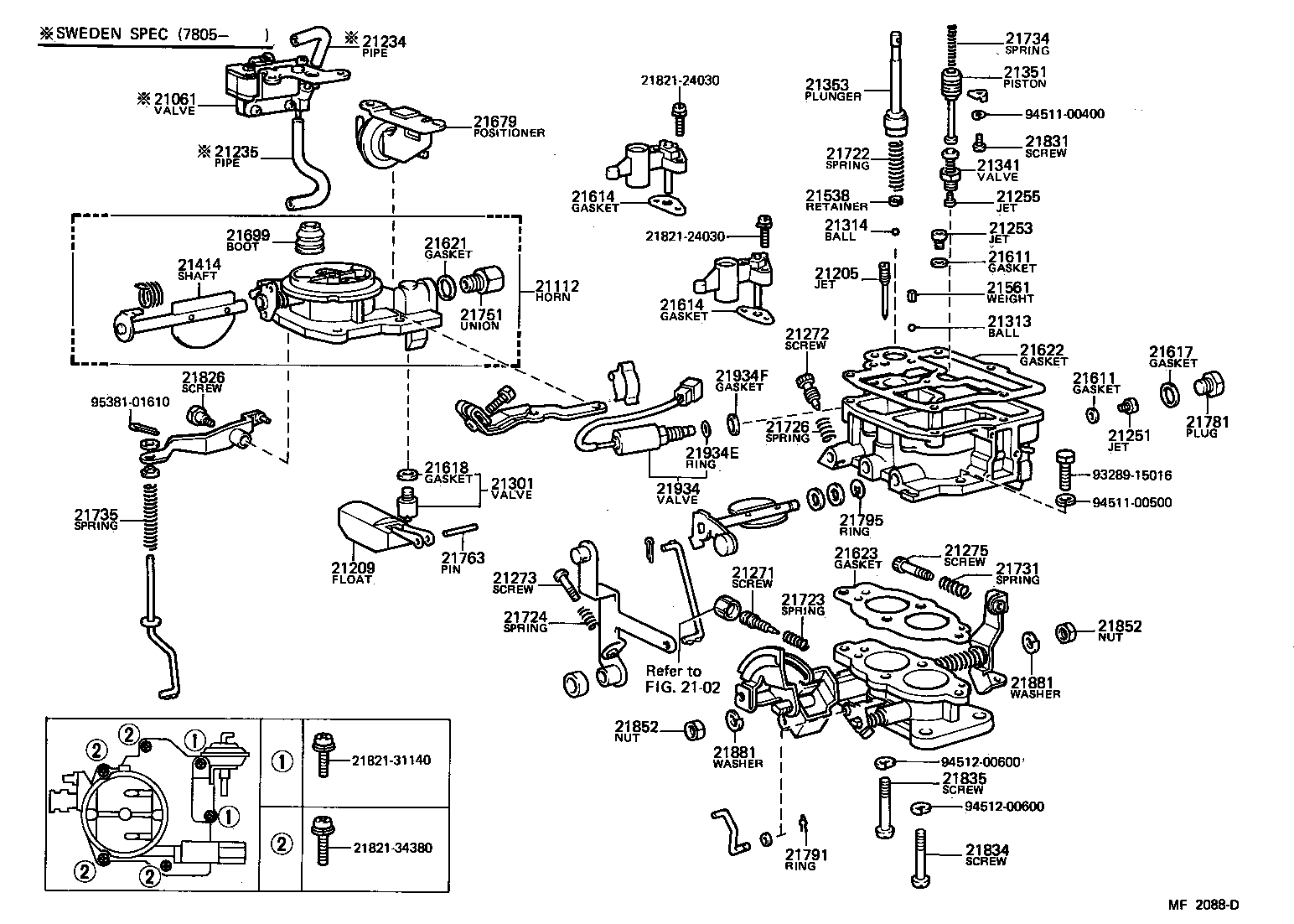  STARLET |  CARBURETOR