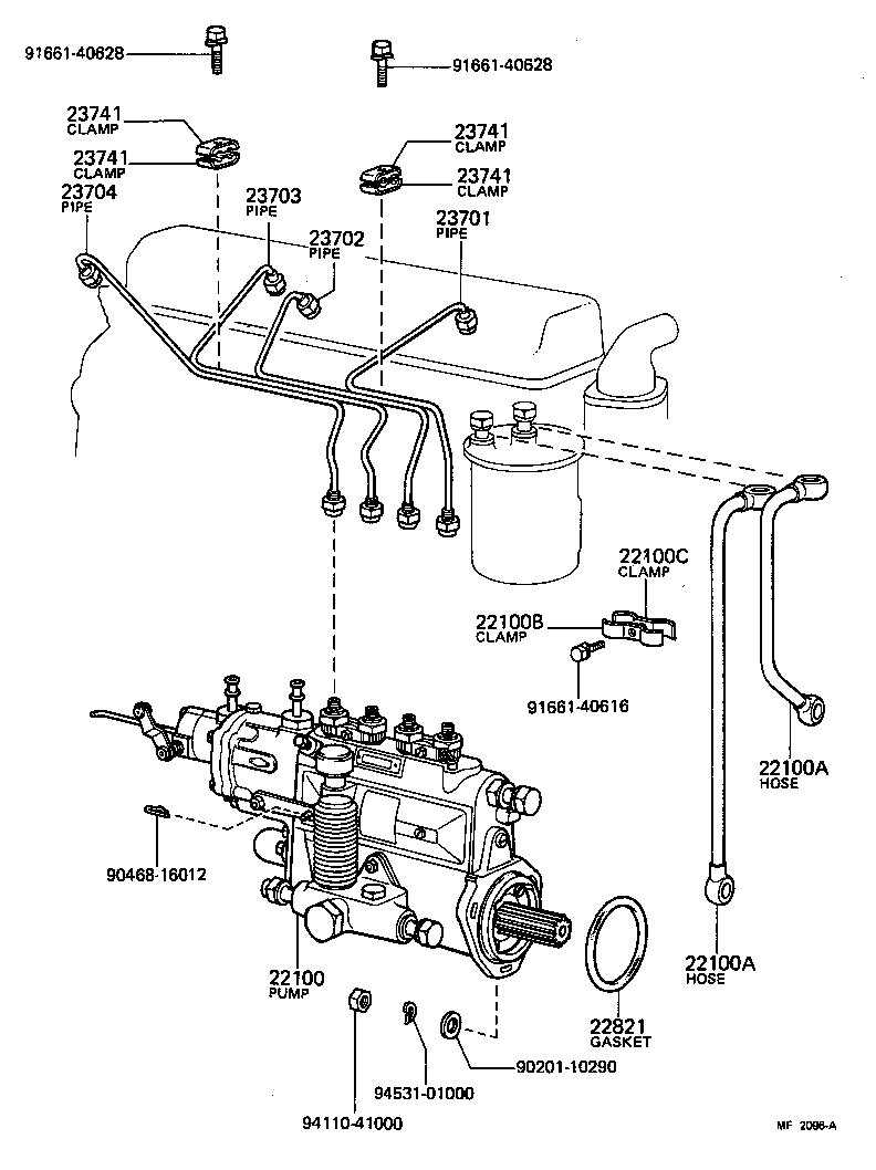  TOYOACE |  INJECTION PUMP ASSEMBLY