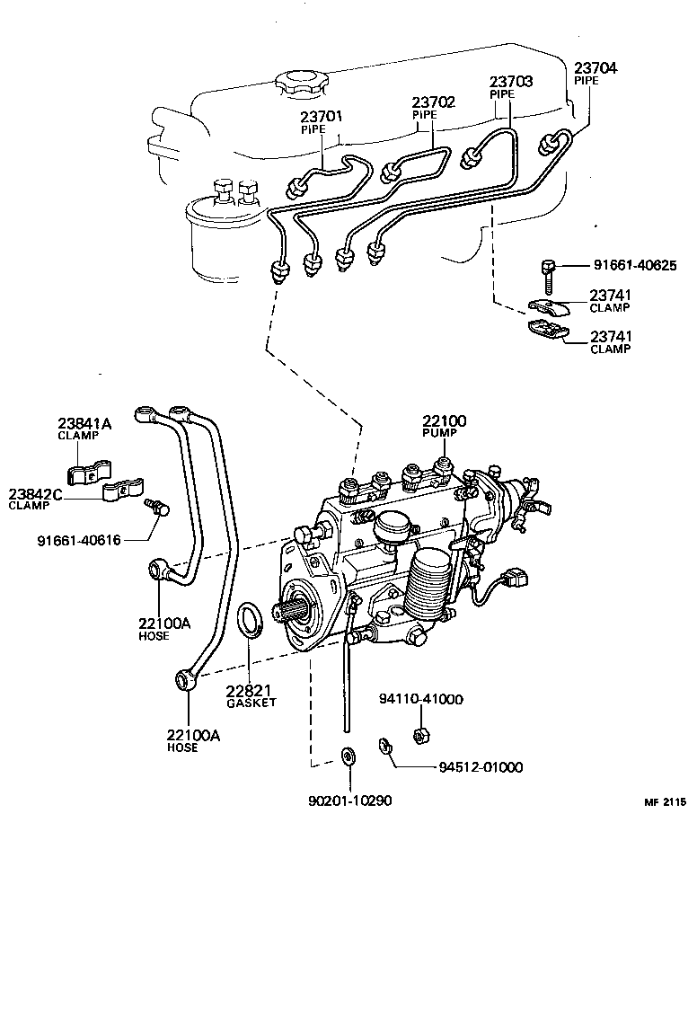  LAND CRUISER 40 45 55 |  INJECTION PUMP ASSEMBLY