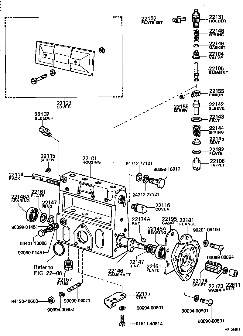  TOYOACE |  INJECTION PUMP BODY