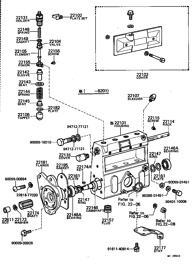  COASTER |  INJECTION PUMP BODY