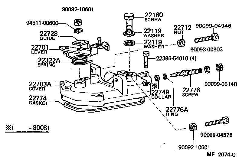  CROWN |  INJECTION PUMP BODY