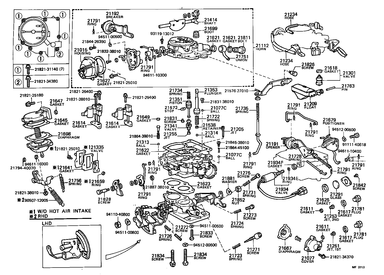  COROLLA |  CARBURETOR