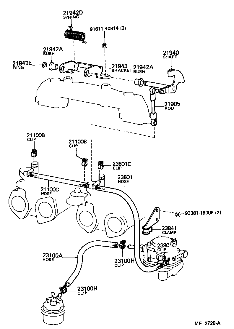  CELICA |  FUEL PIPE CLAMP