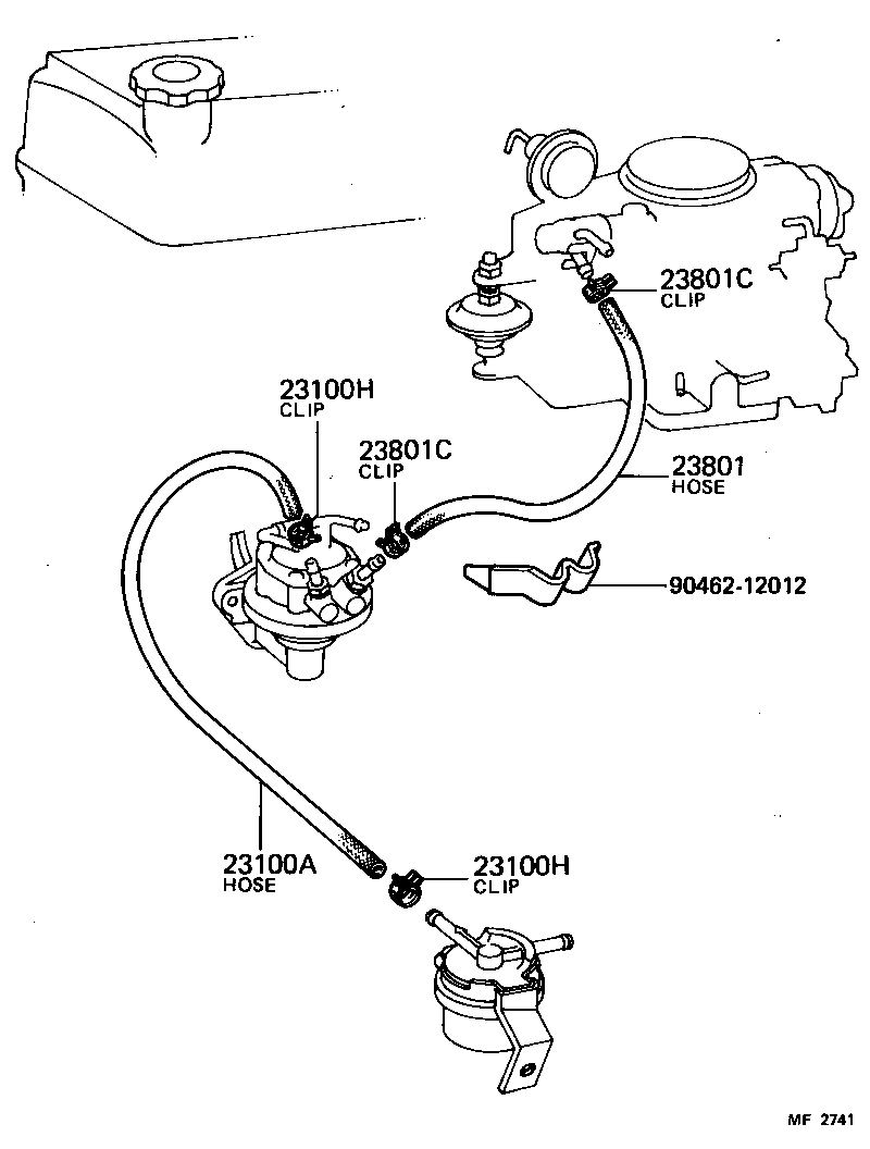  CROWN |  FUEL PIPE CLAMP