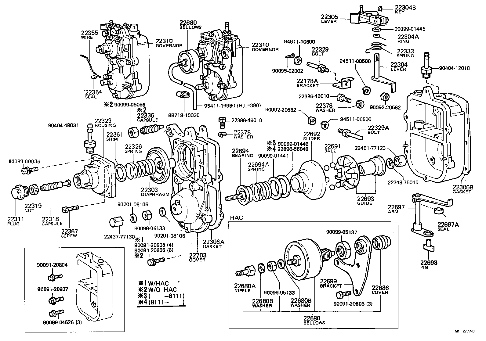  TOYOACE |  PNEUMATIC GOVERNOR