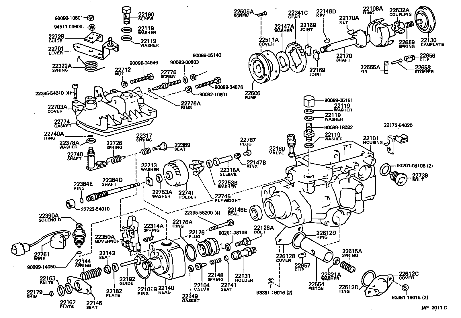  HIACE |  INJECTION PUMP BODY