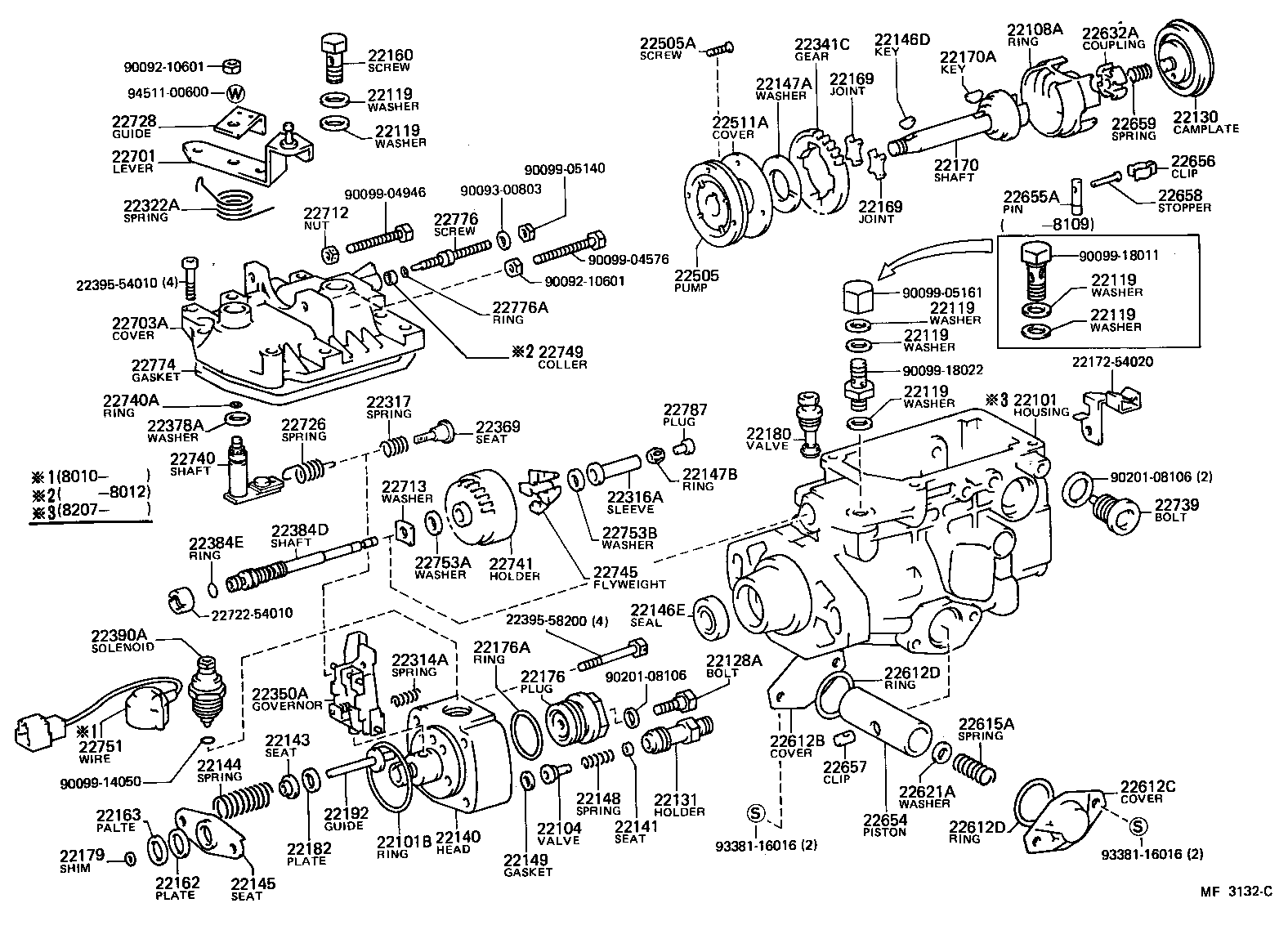  TOYOACE |  INJECTION PUMP BODY