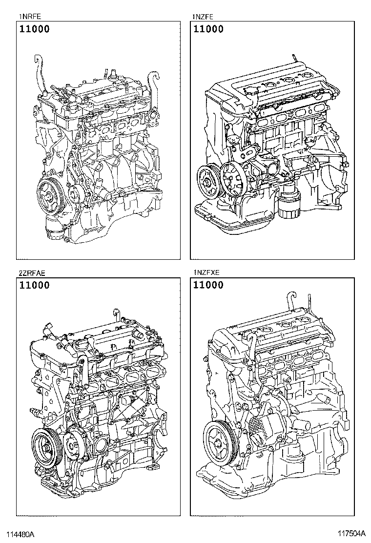 COROLLA AXIO FIELDER |  PARTIAL ENGINE ASSEMBLY
