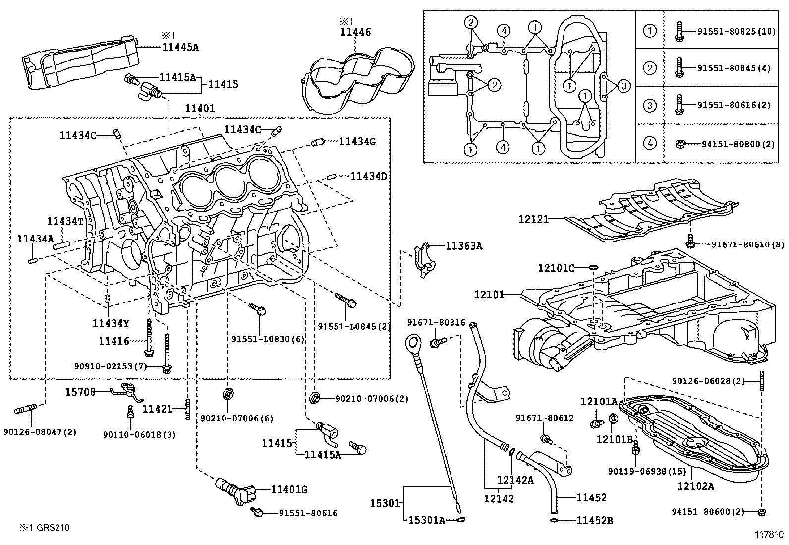  CROWN HYBRID |  CYLINDER BLOCK