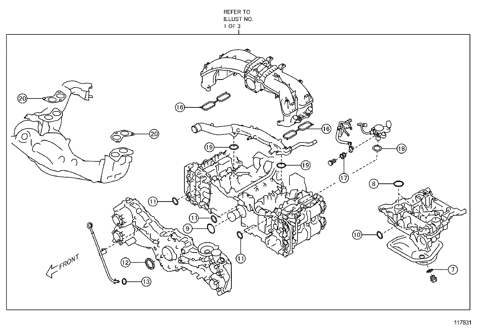 86 |  ENGINE OVERHAUL GASKET KIT