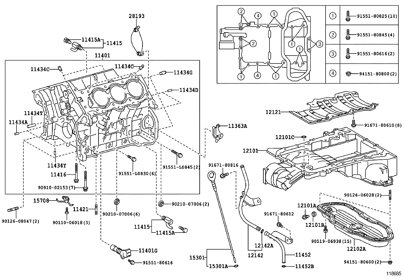  CROWN HYBRID |  CYLINDER BLOCK