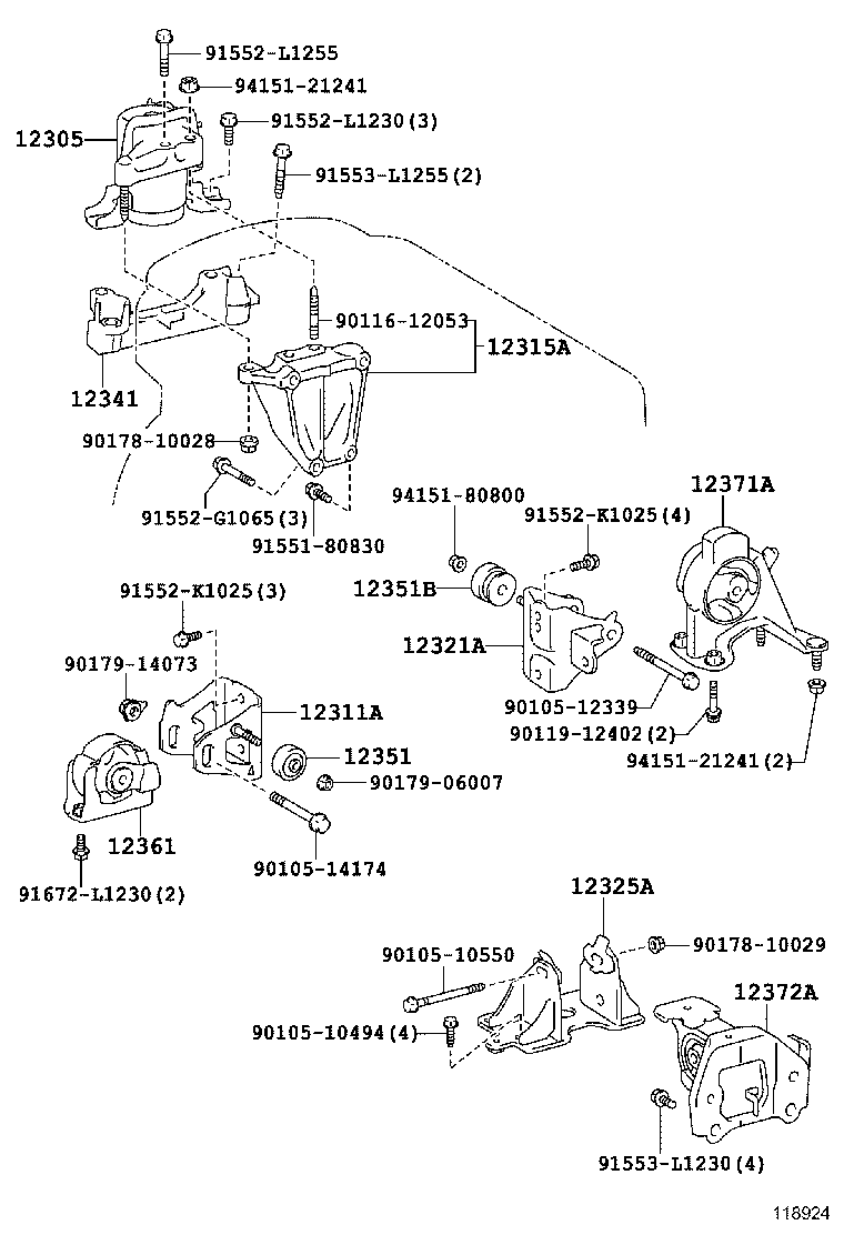  HARRIER |  MOUNTING