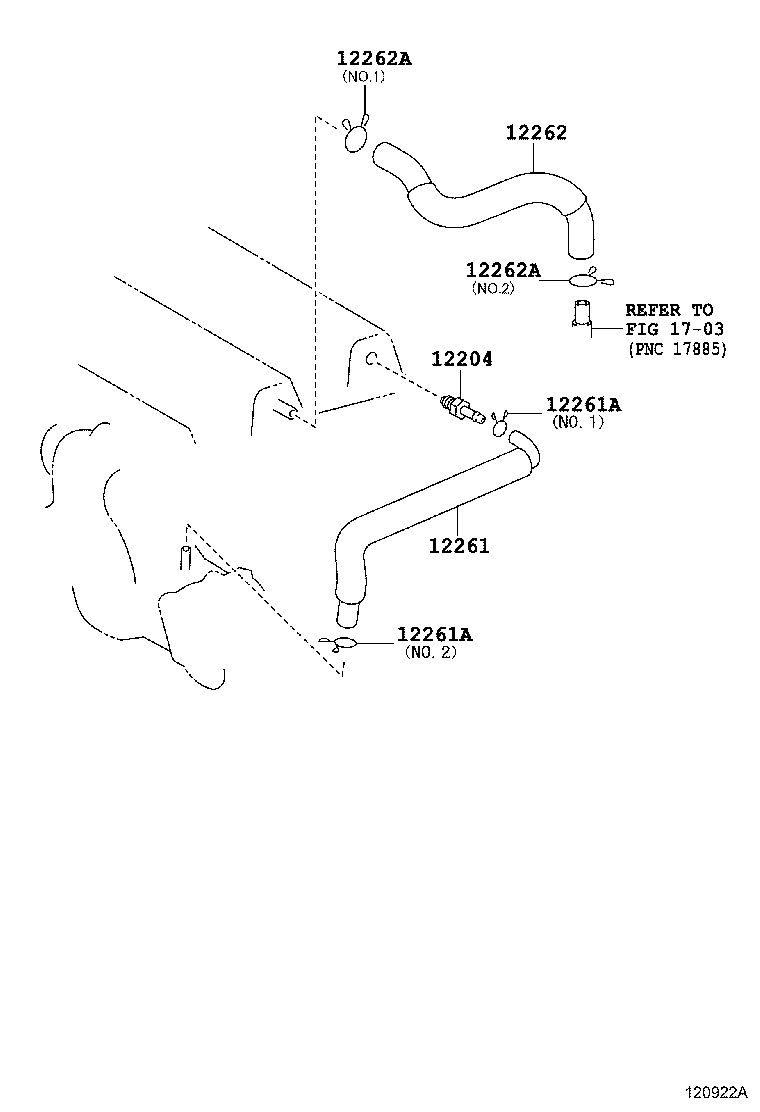  VITZ |  VENTILATION HOSE