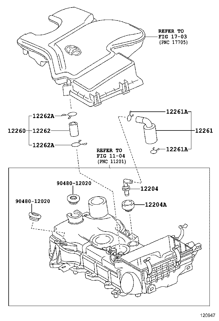  VITZ |  VENTILATION HOSE