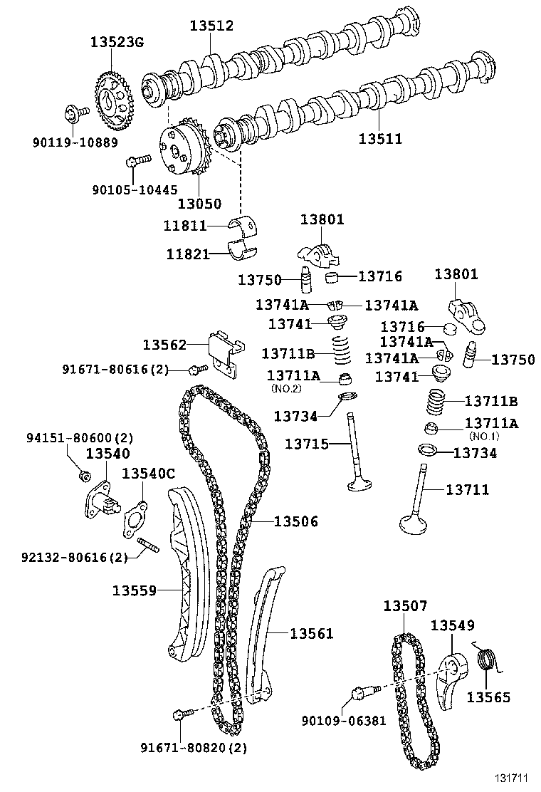  PRIUS A ALPHA |  CAMSHAFT VALVE