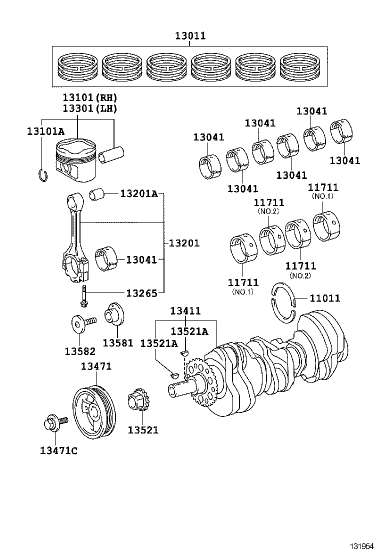  CROWN HYBRID |  CRANKSHAFT PISTON