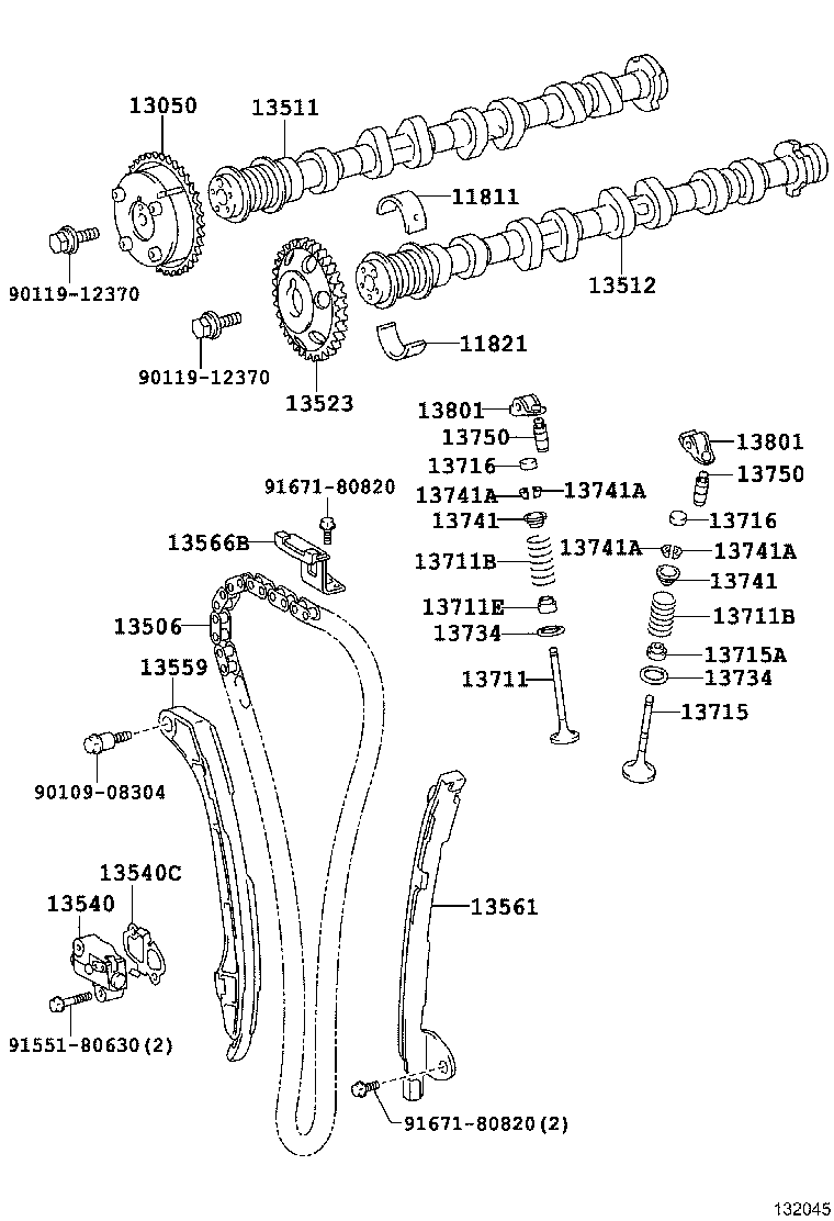  HARRIER |  CAMSHAFT VALVE