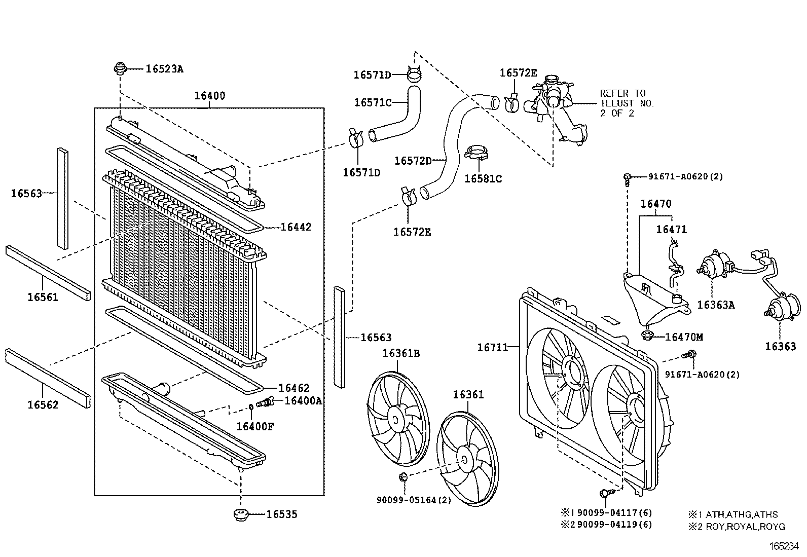  CROWN HYBRID |  RADIATOR WATER OUTLET