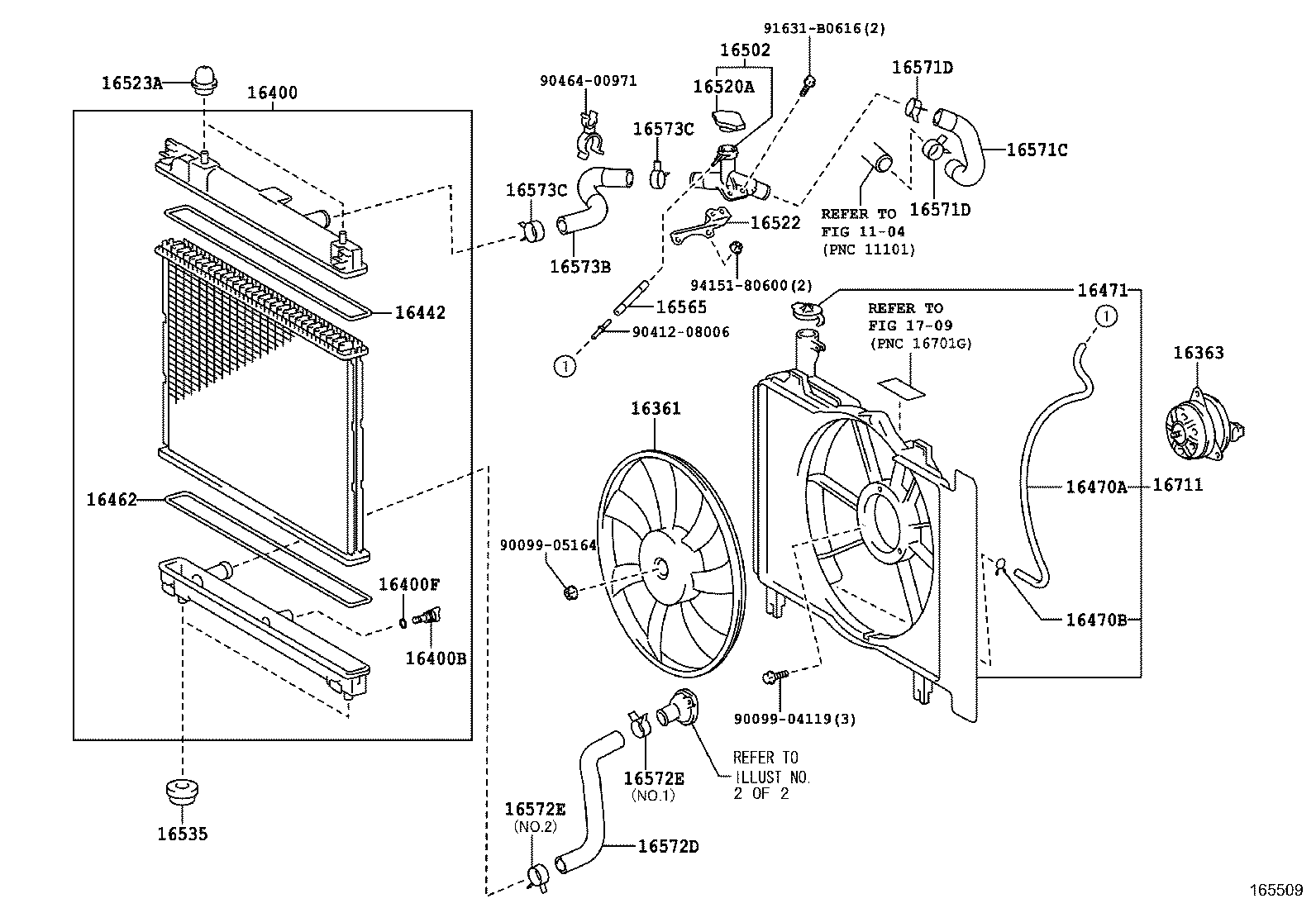  VITZ |  RADIATOR WATER OUTLET