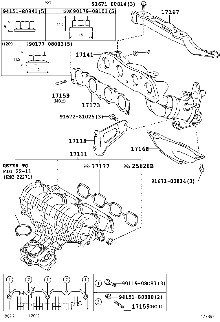  PRIUS A ALPHA |  MANIFOLD