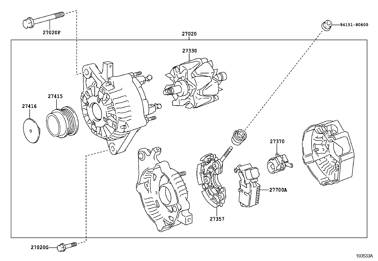  VITZ |  ALTERNATOR