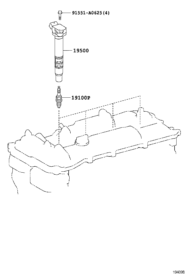  CROWN HYBRID |  IGNITION COIL SPARK PLUG