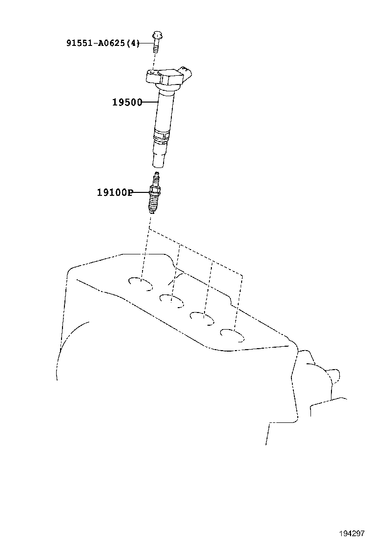  HARRIER |  IGNITION COIL SPARK PLUG
