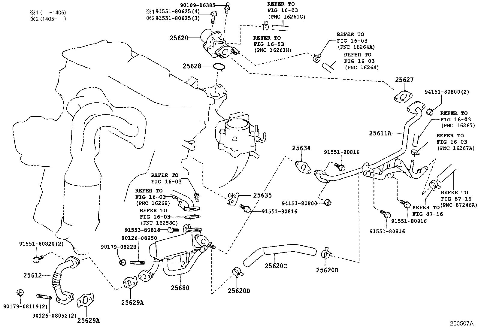  HARRIER |  EXHAUST GAS RECIRCULATION SYSTEM